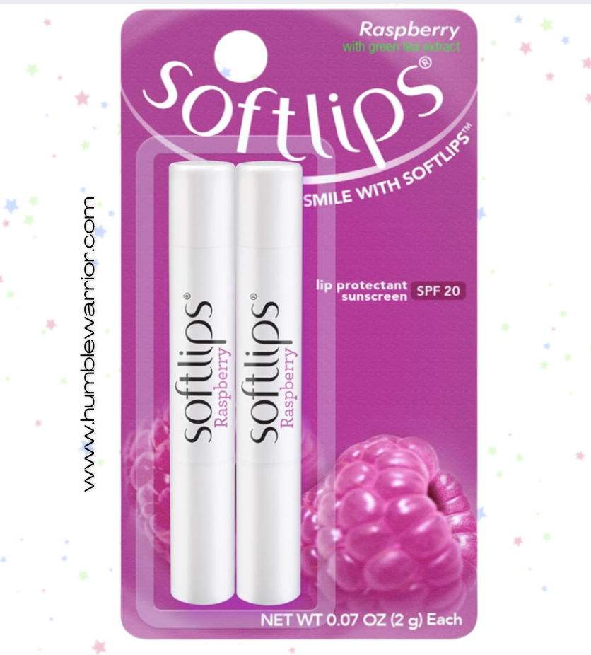 Softlips Raspberry Lip Balm with Green Tea Extract 2-Pack!